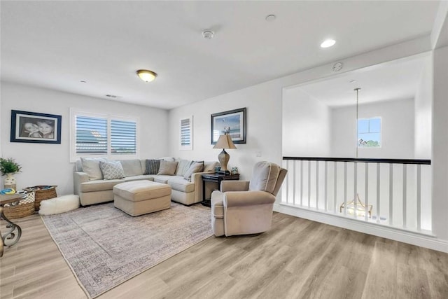 34253 Mazarine Dr, Temecula, CA 92592 - living room with wood finished floors and recessed lighting