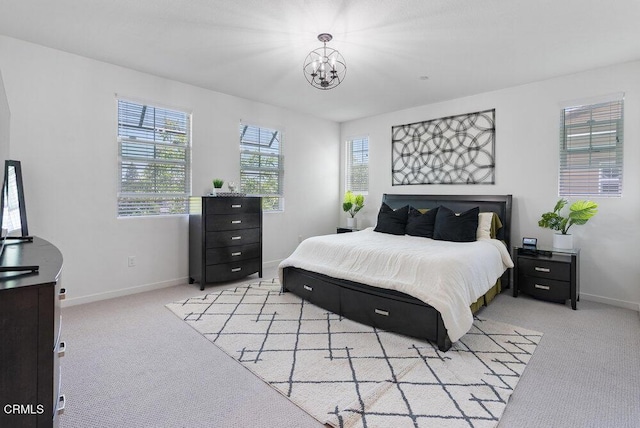 17065 Laurel Rd, Morgan Hill, CA 95037 - bedroom with light colored carpet and a chandelier