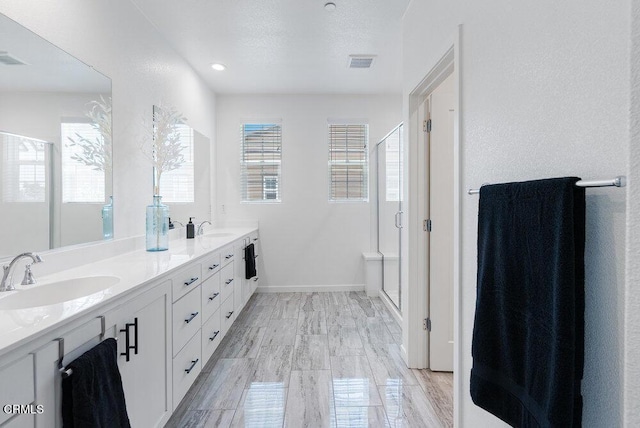 17065 Laurel Rd, Morgan Hill, CA 95037 - bathroom with a stall shower and double vanity