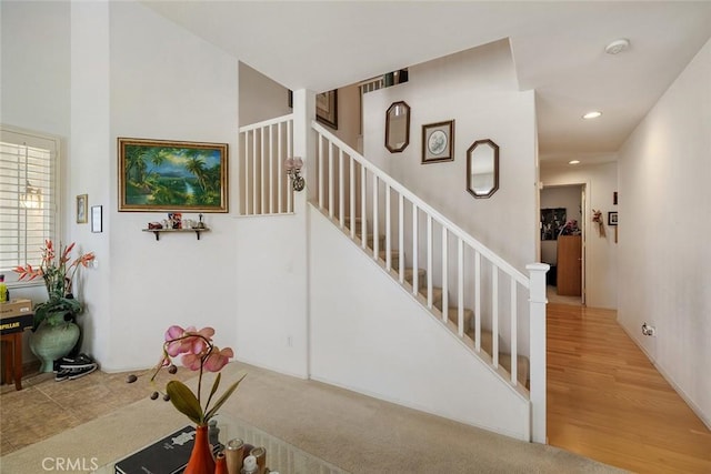 31332 Gatehouse Ct, Murrieta, CA 92563 - stairway featuring recessed lighting