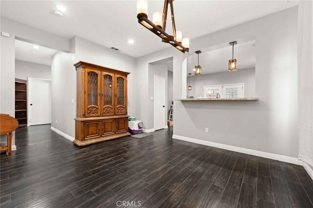 5191 Westerfield St, Jurupa Valley, CA 92509 - unfurnished living room featuring dark wood-style floors and recessed lighting