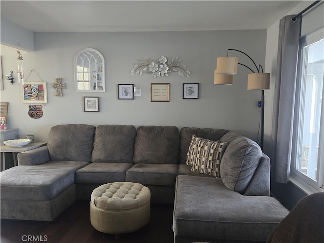 1212 Gen Ct, Barstow, CA 92311 - living area featuring healthy amount of natural light and wood finished floors