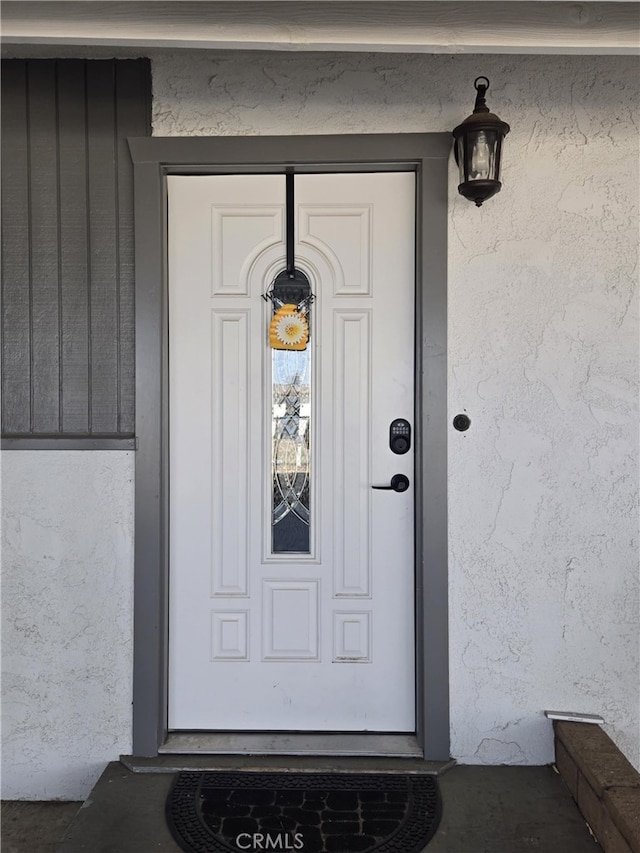 1212 Gen Ct, Barstow, CA 92311 - entrance to property with stucco siding