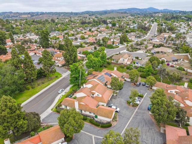 1518 Goldrush Way, Oceanside, CA 92057 - aerial overview of property's location with nearby suburban area and mountains
