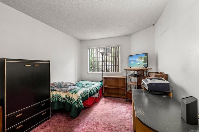 1518 Goldrush Way, Oceanside, CA 92057 - carpeted bedroom with a textured ceiling