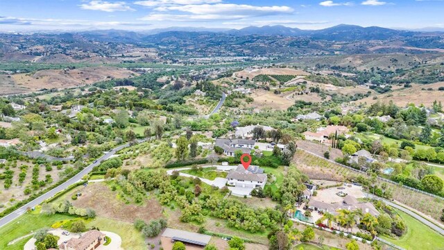 19 Gateview Dr, Fallbrook, CA 92028 - aerial view of property's location featuring mountains