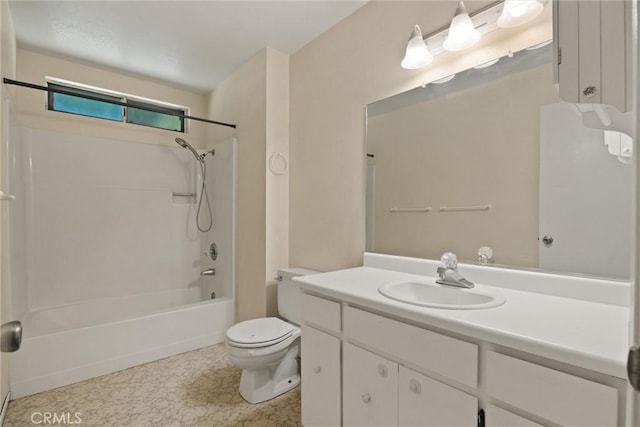 1018 Greenwich Dr, Chico, CA 95926 - full bathroom featuring vanity, toilet, and bathing tub / shower combination