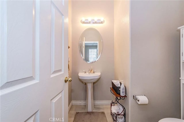 1251 Pepperwood Ct, Carson, CA 90746 - half bath with toilet and tile patterned floors