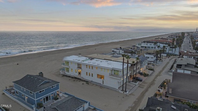 1135 Capri Way, Oxnard, CA 93035 - aerial view at dusk of view of water and beach