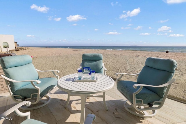 1135 Capri Way, Oxnard, CA 93035 - view of patio featuring view of water and beach