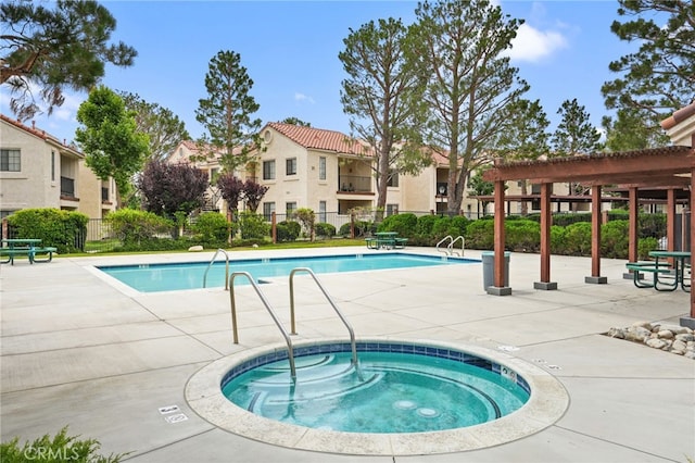 2554 Olive Dr Unit 38, Palmdale, CA 93550 - community pool featuring a community hot tub and a patio