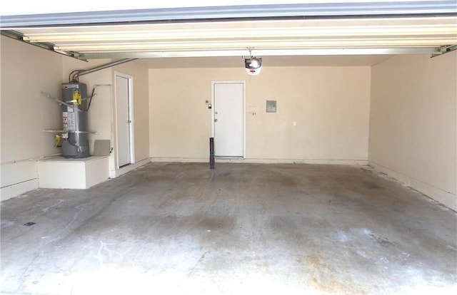 900 W Sierra Madre Ave Unit 184, Azusa, CA 91702 - garage with water heater and a garage door opener