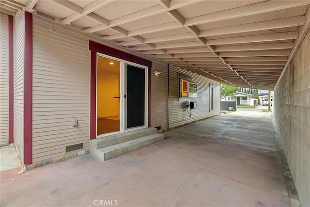 528 W Culver Ave, Orange, CA 92868 - view of patio / terrace featuring entry steps and an attached carport