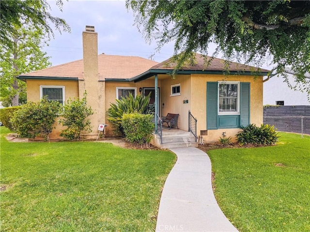 11046 Howard St, Whittier, CA 90606 - bungalow with a chimney and stucco siding