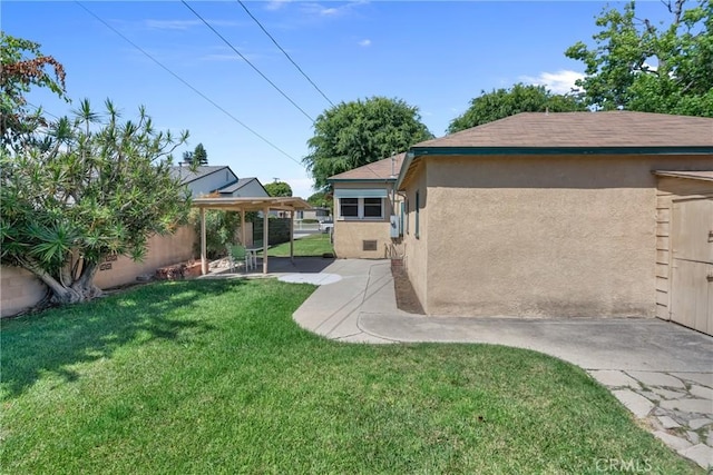 11046 Howard St, Whittier, CA 90606 - view of yard featuring a gazebo and a patio area