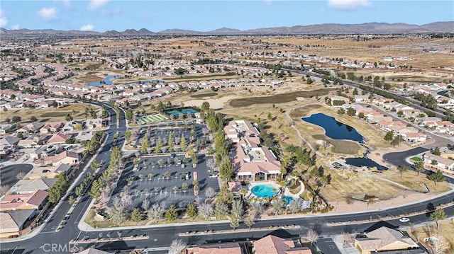 10479 Bridge Haven Rd, Apple Valley, CA 92308 - aerial view of property's location with a water and mountain view and nearby suburban area