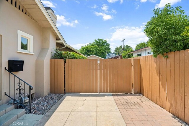 1241 Bresee Ave, Pasadena, CA 91104 - view of patio with a gate