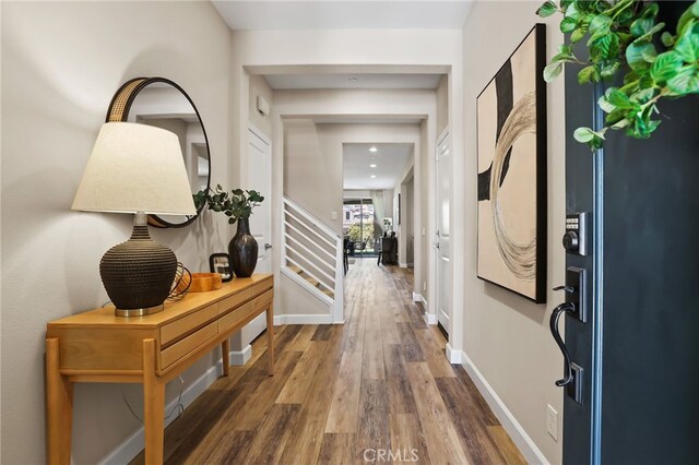 24 Granja Ct, Rancho Mission Viejo, CA 92694 - foyer with stairs and wood finished floors