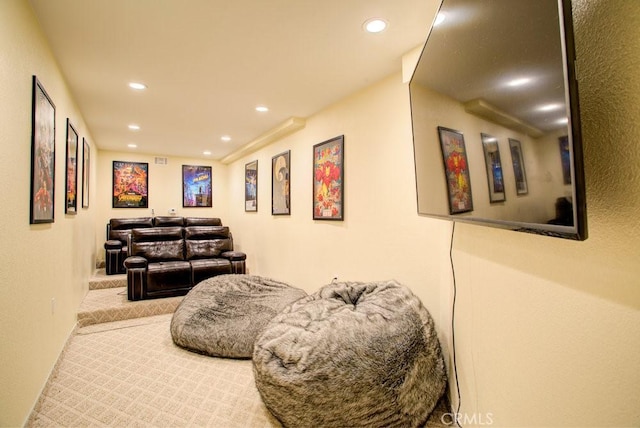 32557 Pine Cone Ct Unit A & B, Running Springs, CA 92382 - home theater room with recessed lighting