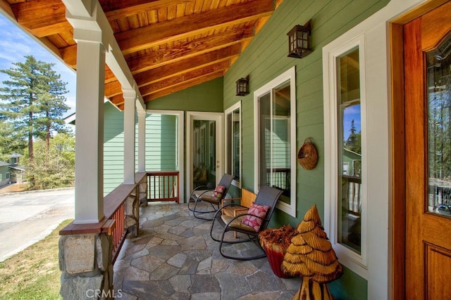 32557 Pine Cone Ct Unit A & B, Running Springs, CA 92382 - view of porch