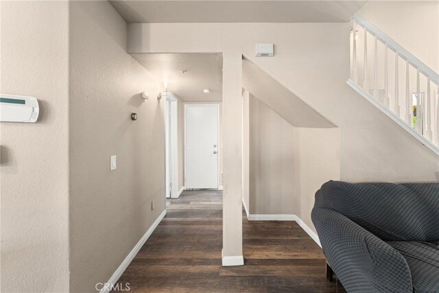 1149 Cochise Ct, Vista, CA 92084 - hall with wood finished floors and baseboards