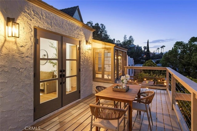 2376 Lake View Ave, Los Angeles, CA 90039 - deck with french doors