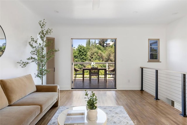 2376 Lake View Ave, Los Angeles, CA 90039 - living room featuring wood finished floors