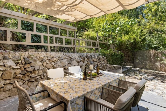 2376 Lake View Ave, Los Angeles, CA 90039 - view of patio / terrace featuring a pergola and outdoor dining space