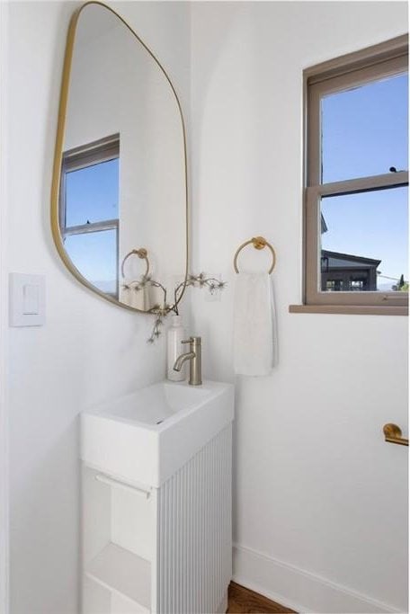2376 Lake View Ave, Los Angeles, CA 90039 - bathroom with plenty of natural light and vanity