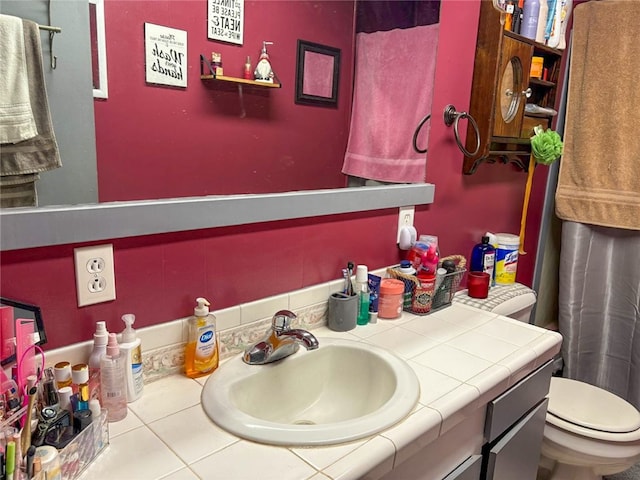 216 College Ave, Weed, CA 96094 - bathroom with vanity and toilet