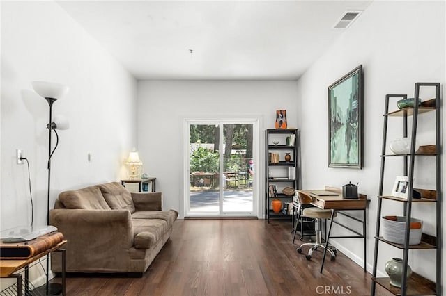 4930 Contentment Ln, Forest Ranch, CA 95942 - office area featuring dark wood-type flooring