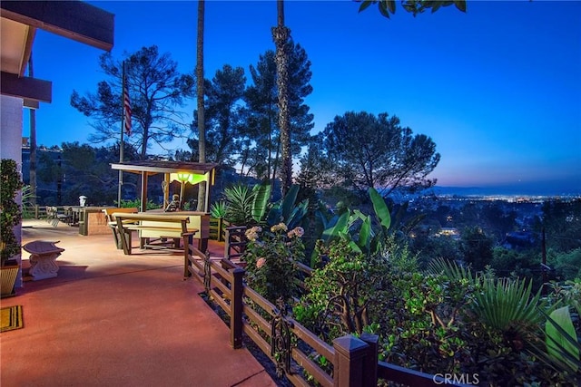 3935 Oakfield Dr, Sherman Oaks, CA 91423 - view of patio / terrace featuring outdoor dining space