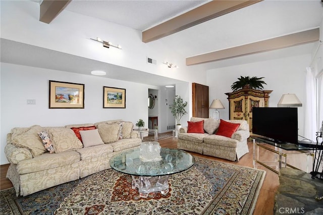 3935 Oakfield Dr, Sherman Oaks, CA 91423 - living room with wood finished floors