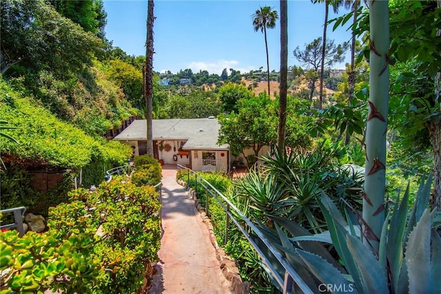 3935 Oakfield Dr, Sherman Oaks, CA 91423 - view of front of property with concrete driveway