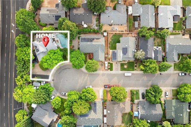 13 Noyo Ct, Chico, CA 95973 - aerial perspective of suburban area with property boundaries highlighted