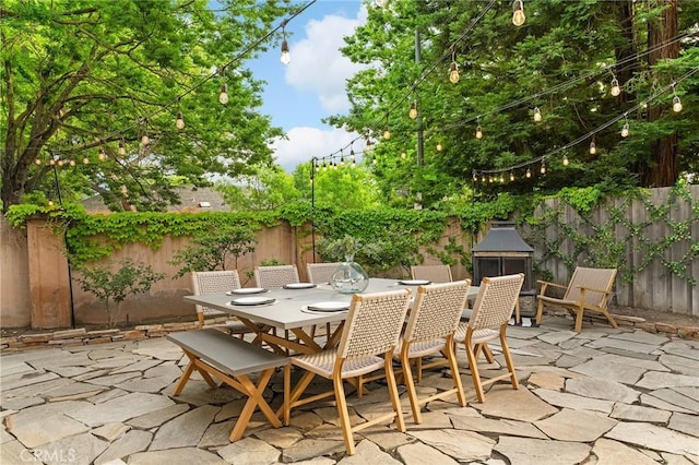 13 Noyo Ct, Chico, CA 95973 - fenced backyard with outdoor dining space and a patio area
