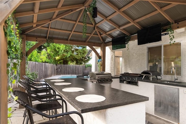 13 Noyo Ct, Chico, CA 95973 - view of patio with a gazebo