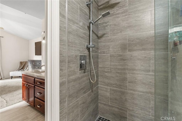 13 Noyo Ct, Chico, CA 95973 - bathroom featuring vanity and tiled shower