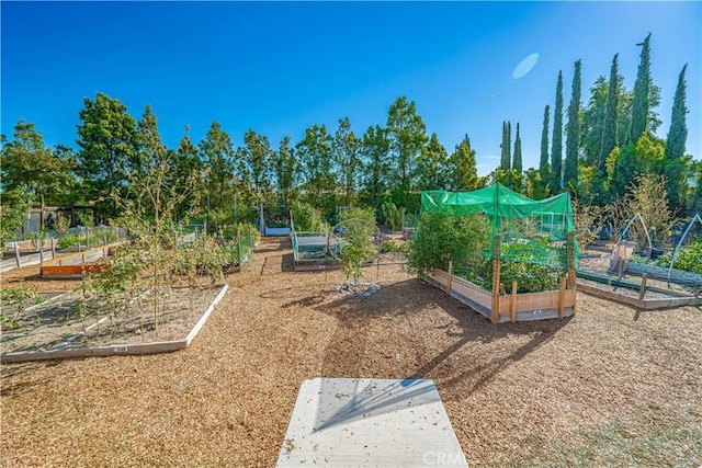 21836 Moveo Dr, Saugus, CA 91350 - view of jungle gym featuring a garden