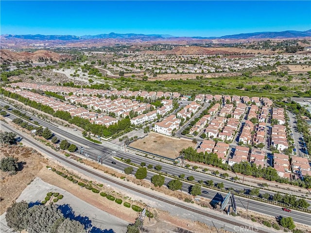 21836 Moveo Dr, Saugus, CA 91350 - aerial view of residential area with a mountainous background