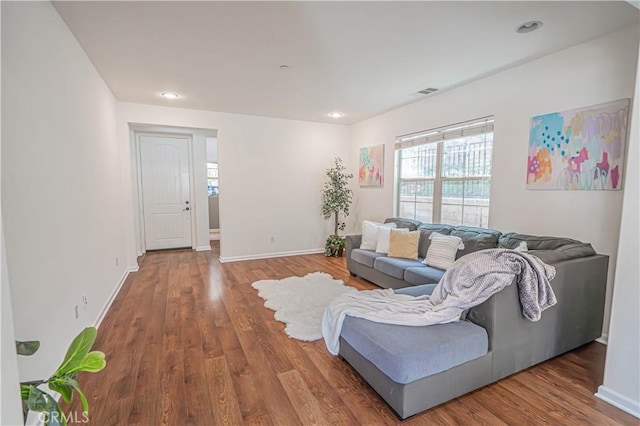 21836 Moveo Dr, Saugus, CA 91350 - living area with wood finished floors and recessed lighting