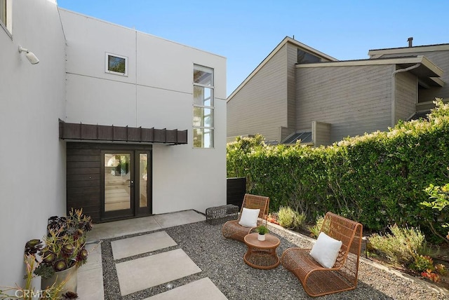1119 Katella St, Laguna Beach, CA 92651 - back of property with a patio area and stucco siding