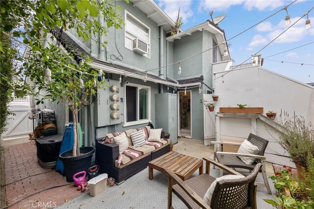 2468 Silverstrand Ave, Hermosa Beach, CA 90254 - view of patio / terrace featuring outdoor lounge area and a gate