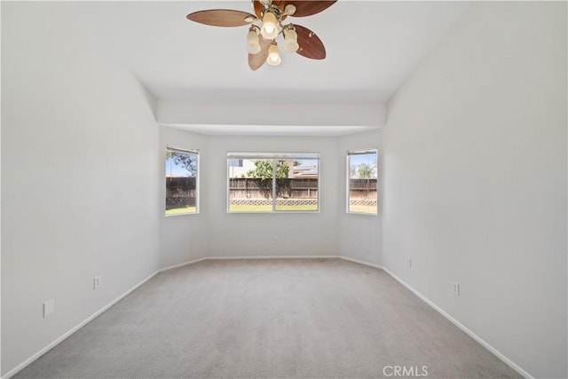26577 Trumble Rd, Menifee, CA 92585 - spare room with carpet flooring and a ceiling fan
