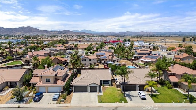 26577 Trumble Rd, Menifee, CA 92585 - aerial perspective of suburban area with a mountain backdrop