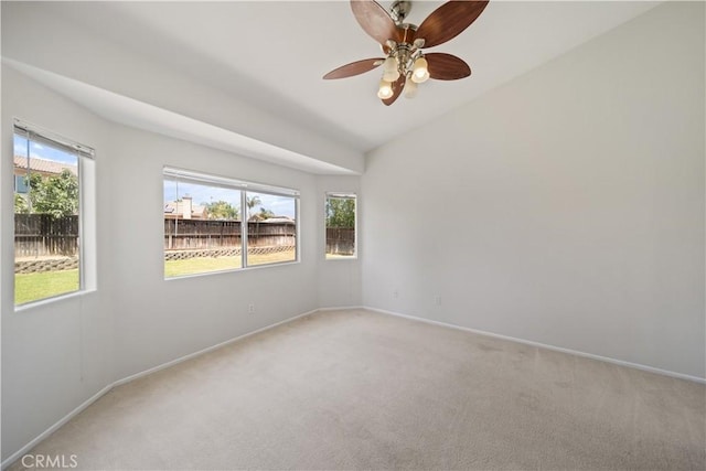 26577 Trumble Rd, Menifee, CA 92585 - empty room featuring light carpet and ceiling fan
