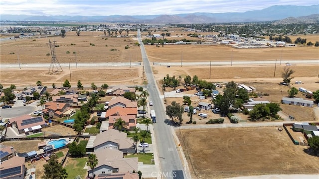 26577 Trumble Rd, Menifee, CA 92585 - aerial view of property and surrounding area with a mountain backdrop and nearby suburban area