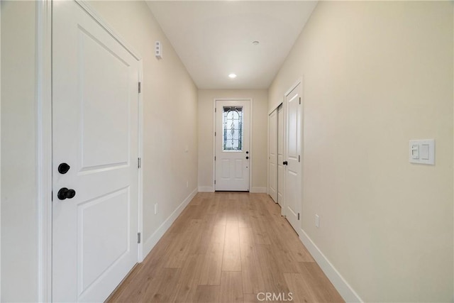 2395 Tokay Ct, Paradise, CA 95969 - entryway with baseboards and light wood-type flooring