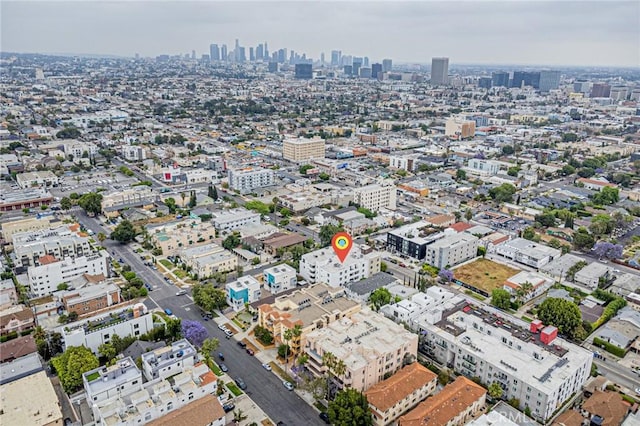 4813 Oakwood Ave Unit 201, Los Angeles, CA 90004 - aerial view of property's location featuring nearby urban area