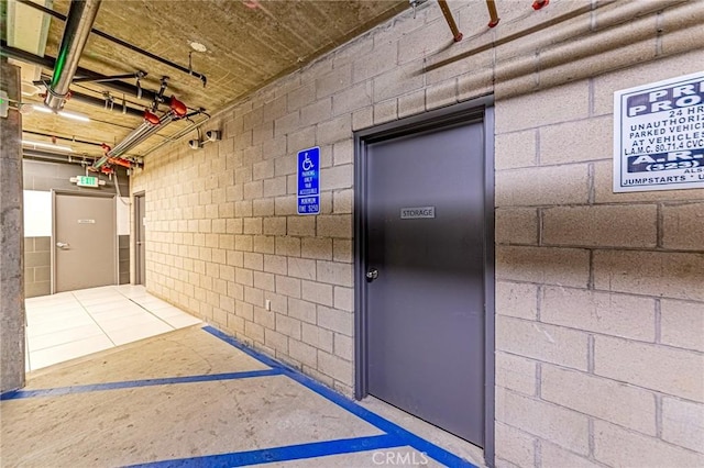 4813 Oakwood Ave Unit 201, Los Angeles, CA 90004 - view of exterior entry featuring concrete block siding